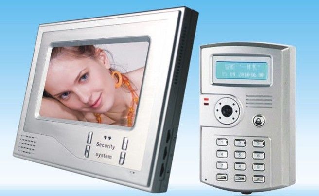 A18-V7D可視對講門禁考勤機(jī)-可視門鈴-深圳上門安裝可視對講門禁